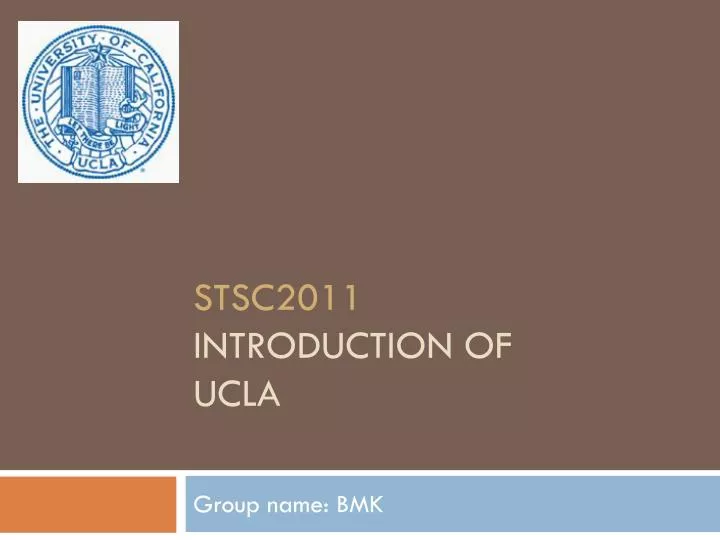 stsc2011 introduction of ucla