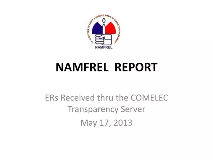 namfrel report
