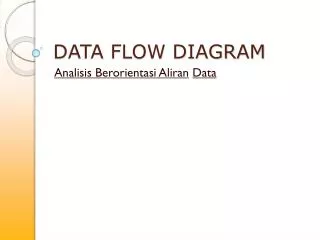 data flow diagram