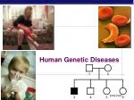Human Genetic Diseases - slide 1