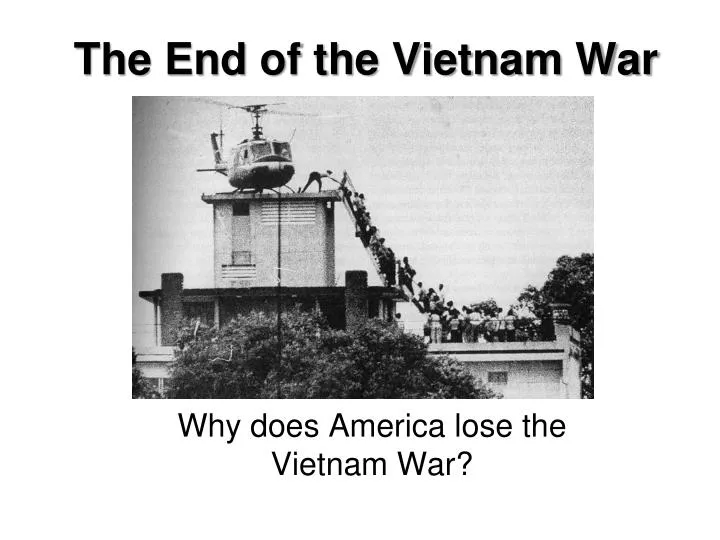 the end of the vietnam war
