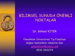 b l msel sunuda neml noktalar