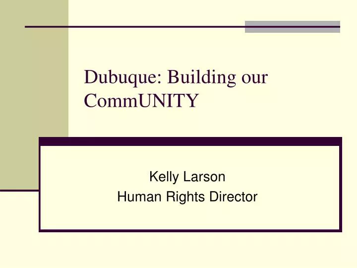 dubuque building our community