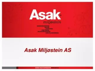 asak milj stein as