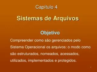 sistemas de arquivos