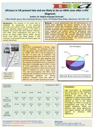Africans in UK present late and are likely to be on ARVs soon after a HIV diagnosis