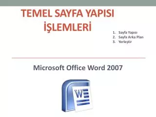 temel sayfa yapisi lemler