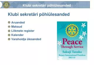 klubi sekret ri p hi lesanded
