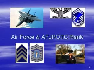 Air Force &amp; AFJROTC Rank