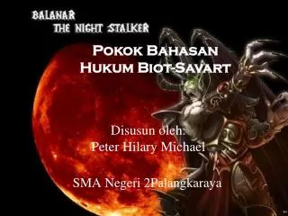 disusun oleh peter hilary michael