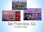 San Francisco, Ca. - slide 1