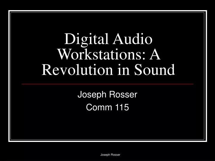digital audio workstations a revolution in sound