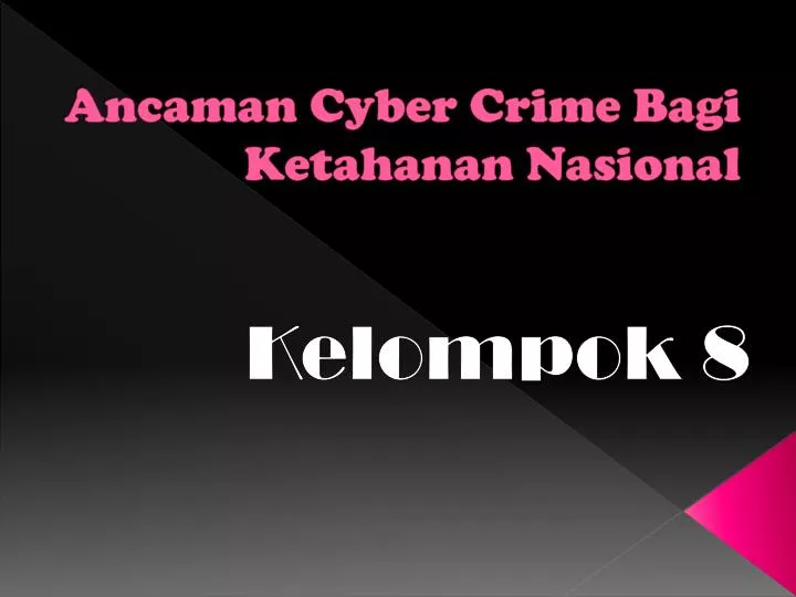 ancaman cyber crime bagi ketahanan nasional