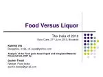 Food Versus Liquor - slide 1
