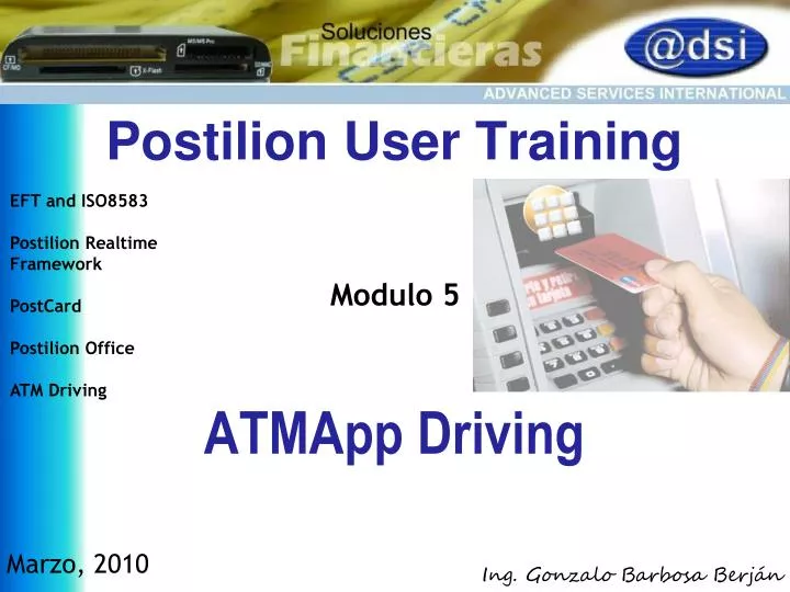 postilion user training