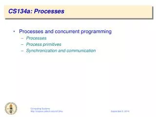 cs134a processes