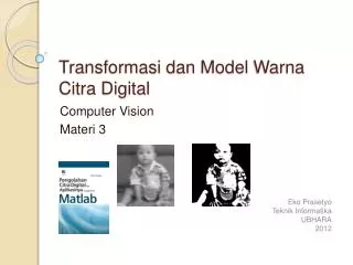 transformasi dan model warna citra digital