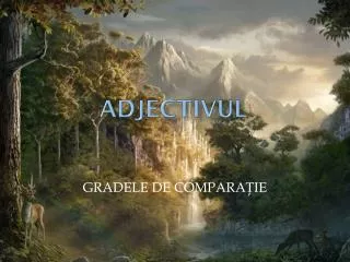 adjectivul
