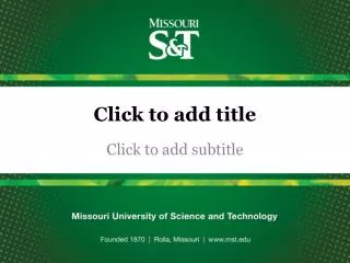click to add title