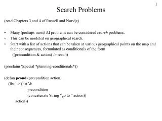 Search Problems