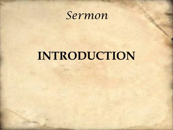 sermon