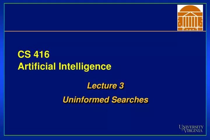 cs 416 artificial intelligence