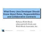 Essential Insights for Java Developers: Roles, Responsibilities, and Collaborative Frameworks - slide 1