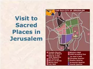 Visit to Sacred Places in Jerusalem