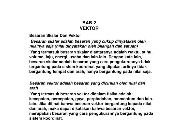 bab 2 vektor