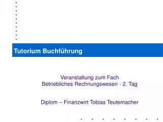 tutorium buchf hrung