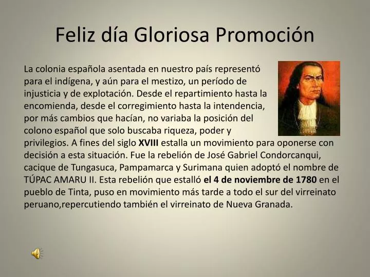 feliz d a gloriosa promoci n