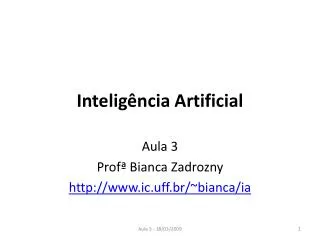 intelig ncia artificial
