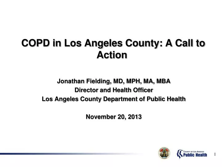 copd in los angeles county a call to action