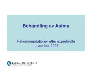 behandling av astma