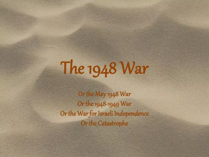 the 1948 war