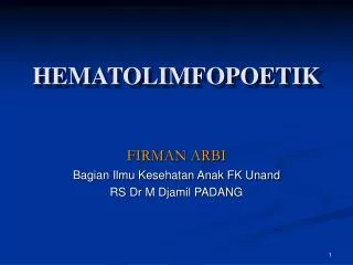 hematolimfopoetik