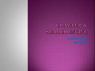 crawler search engine