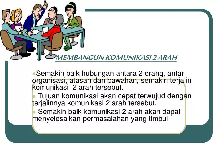 membangun komunikasi 2 arah