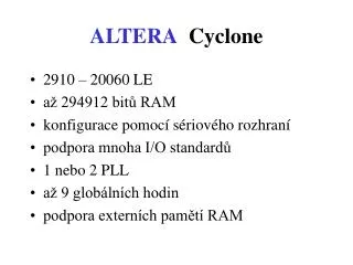 altera cyclone
