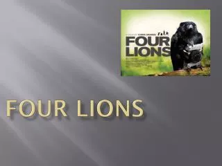 Four lions