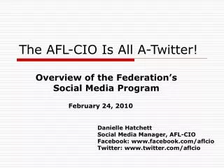 The AFL-CIO Is All A-Twitter!