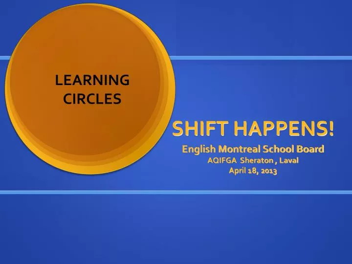 shift happens