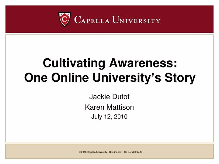 cultivating awareness one online university s story