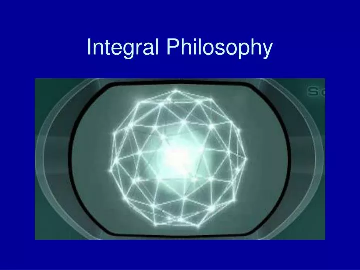 integral philosophy