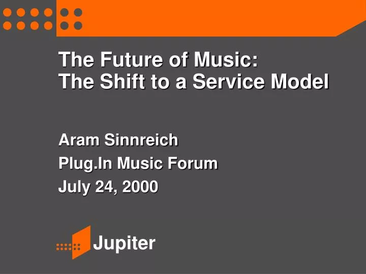 the future of music the shift to a service model