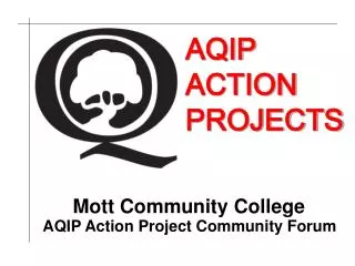 AQIP ACTION PROJECTS