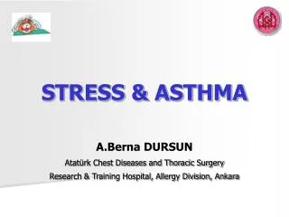 STRESS &amp; ASTHMA