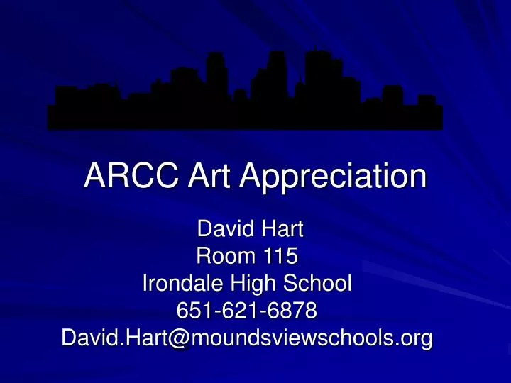 arcc art appreciation