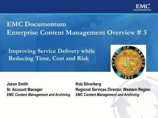 EMC Documentum Enterprise Content Management Overview # 3