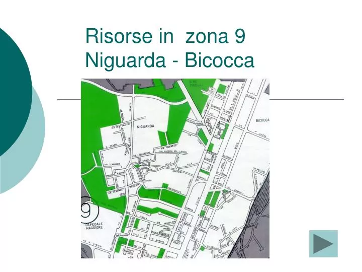 risorse in zona 9 niguarda bicocca